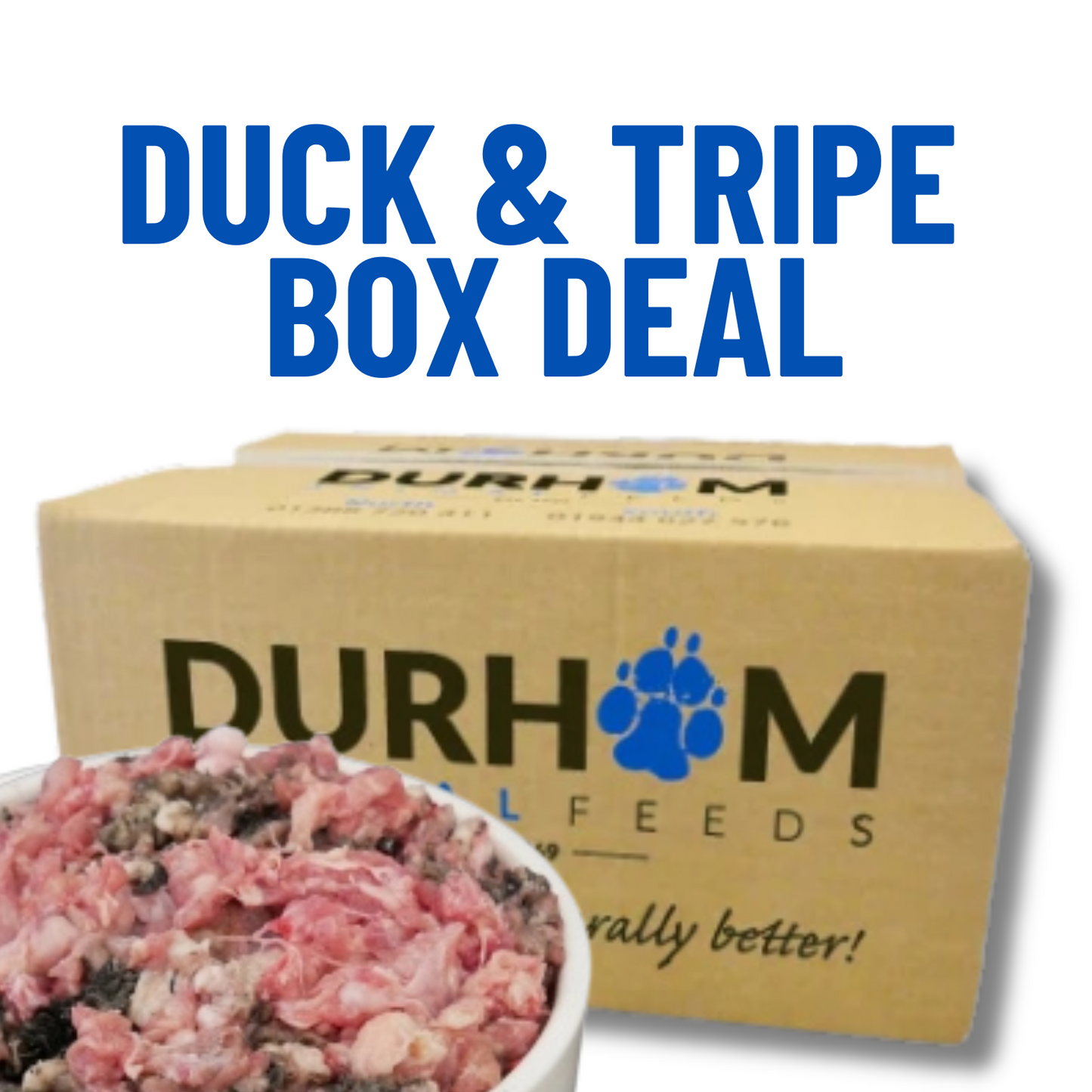 Durham | Duck & Tripe Mince | Whole Box 14 x 454g