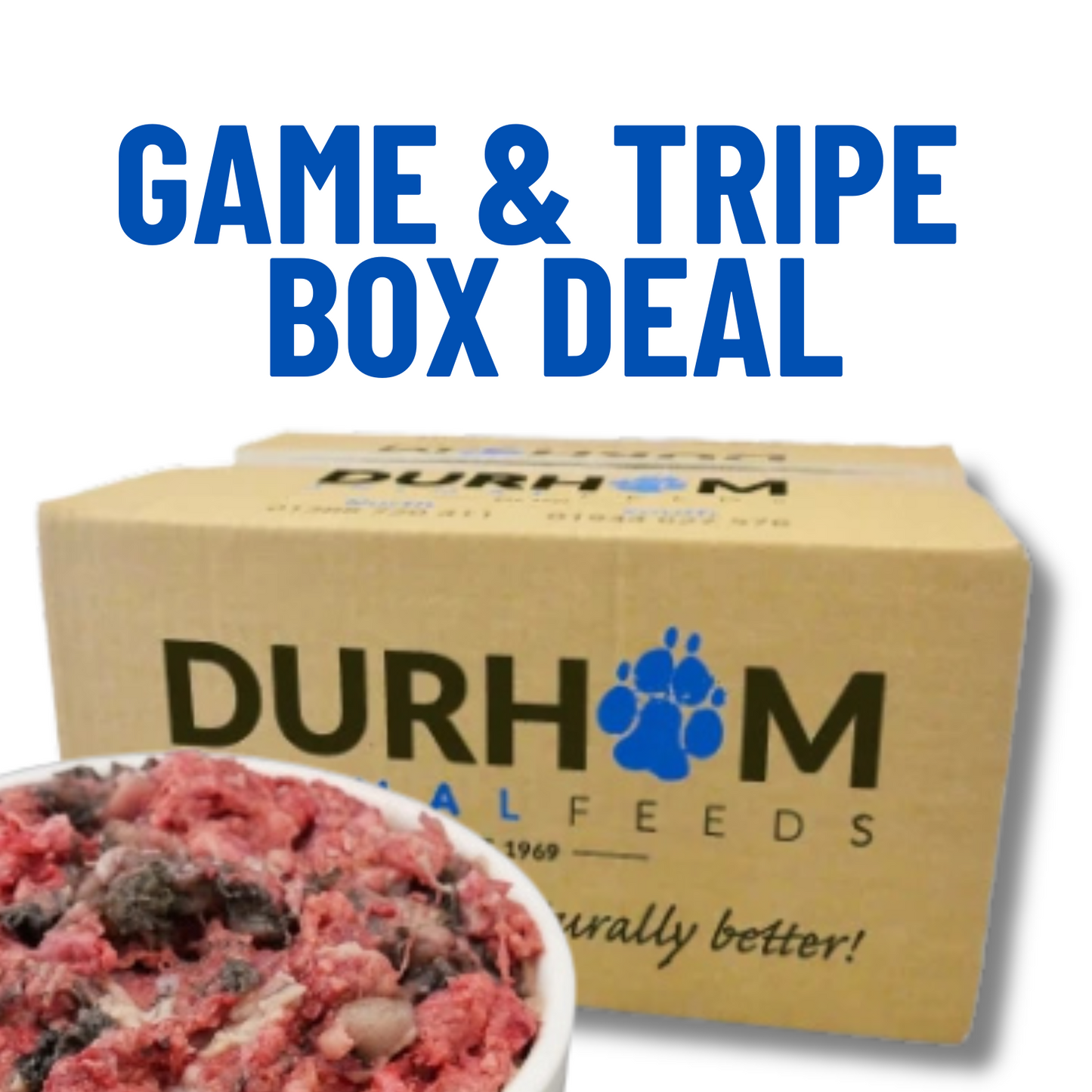 Durham | Game & Tripe Mince | Whole Box 14 x 454g