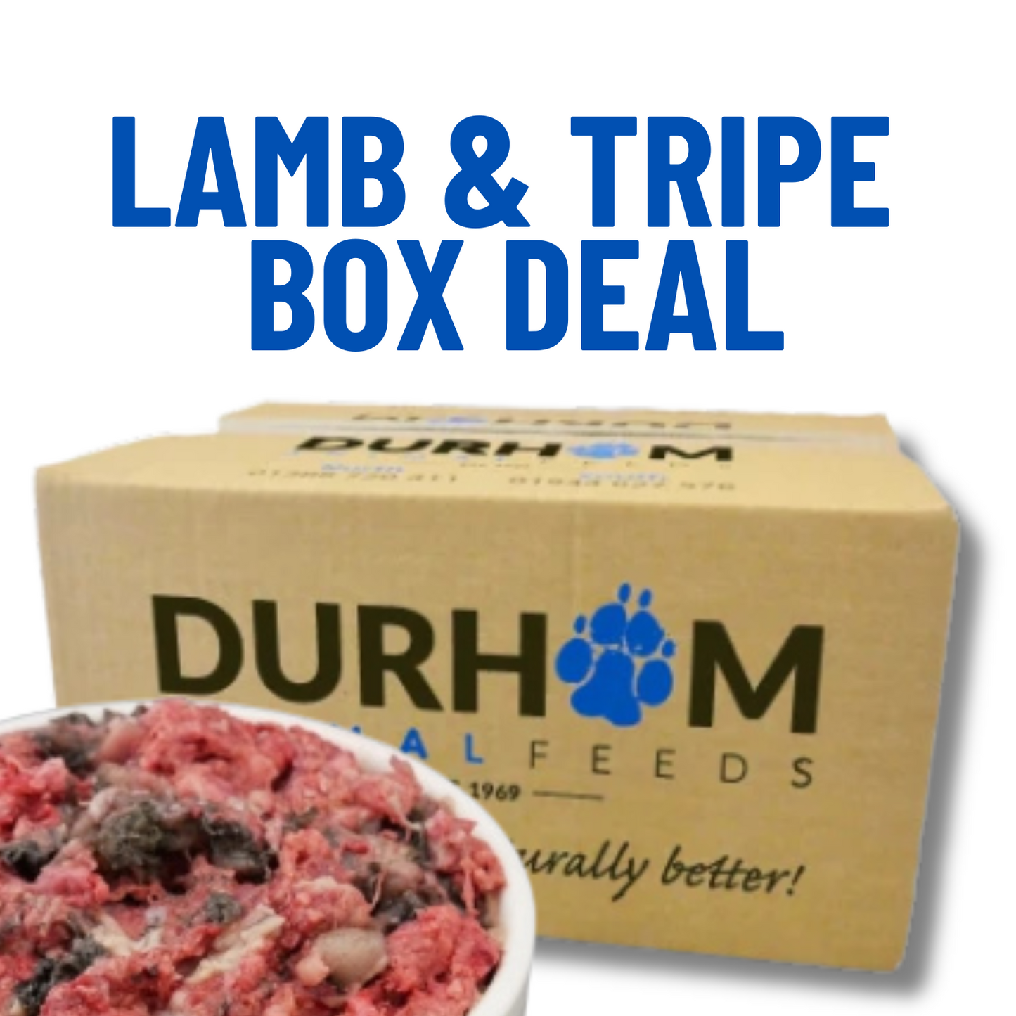 Durham | Lamb & Tripe Mince | Whole Box 14 x 454g