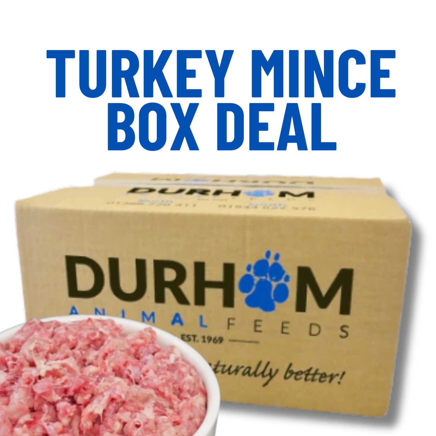 Durham | Turkey Mince | Whole Box 14 x 454g