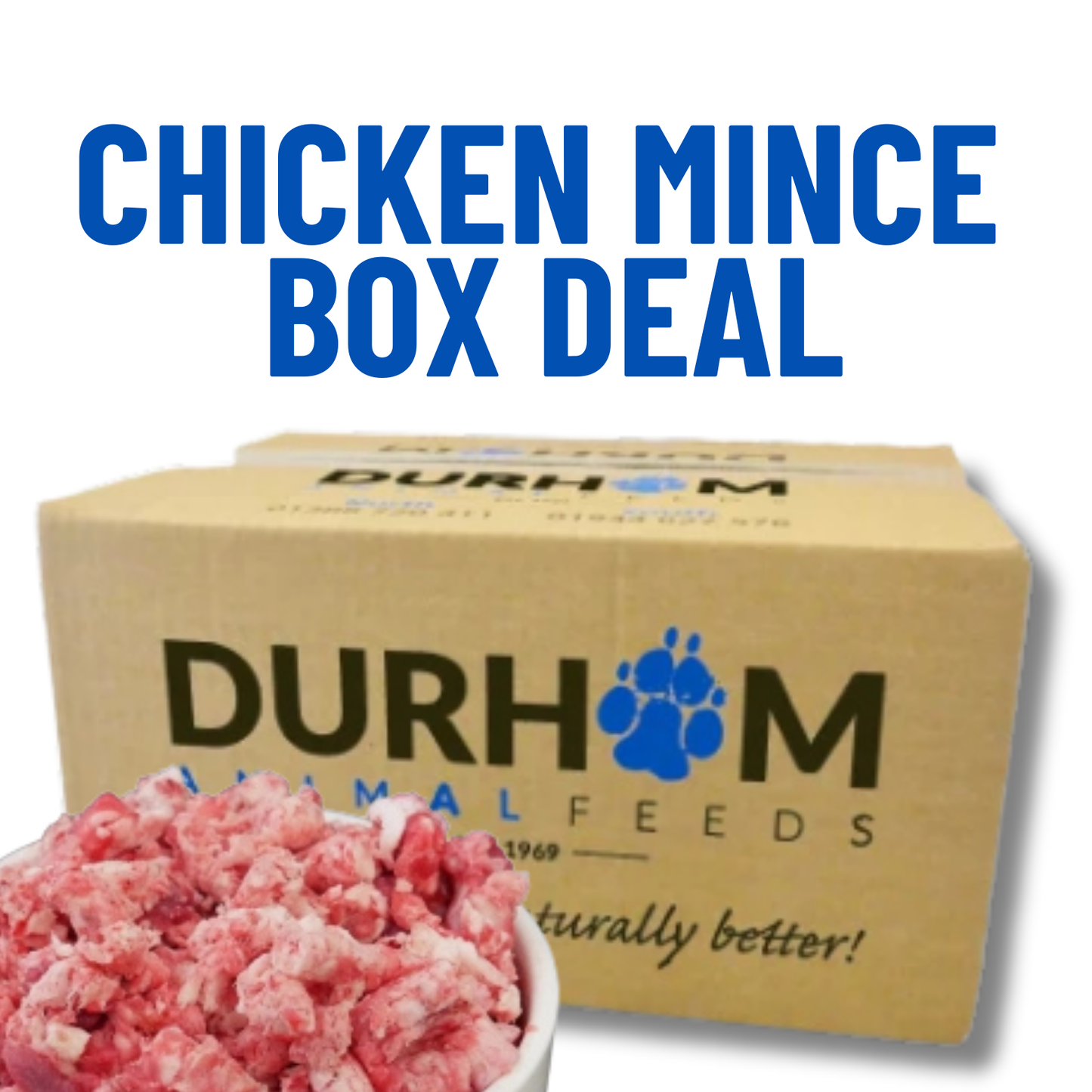 Durham | Chicken Mince | Whole Box 14 x 454g