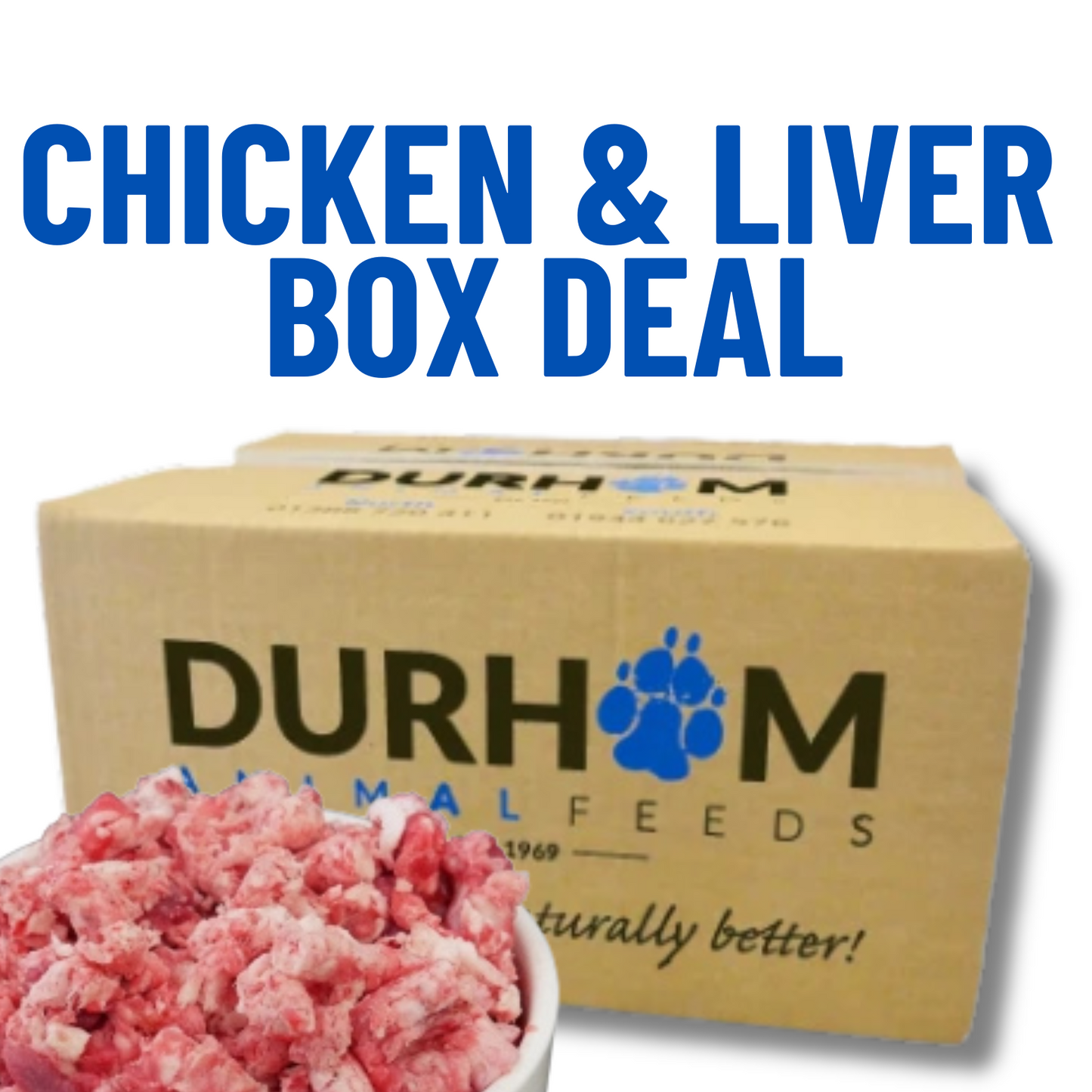 Durham | Chicken & Liver Mince | Whole Box 14 x 454g