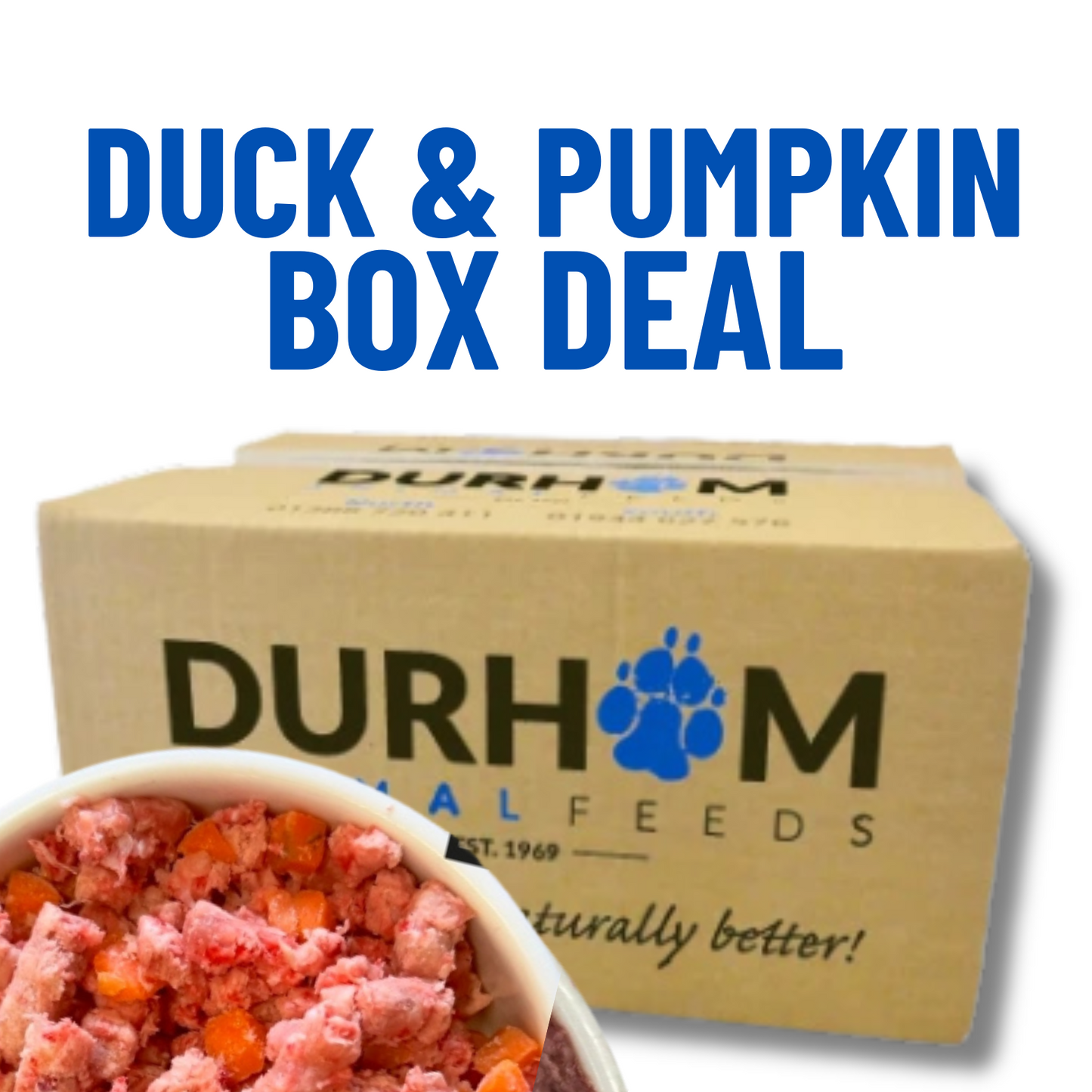 Durham | Duck & Pumpkin Mince | Whole Box 14 x 454g