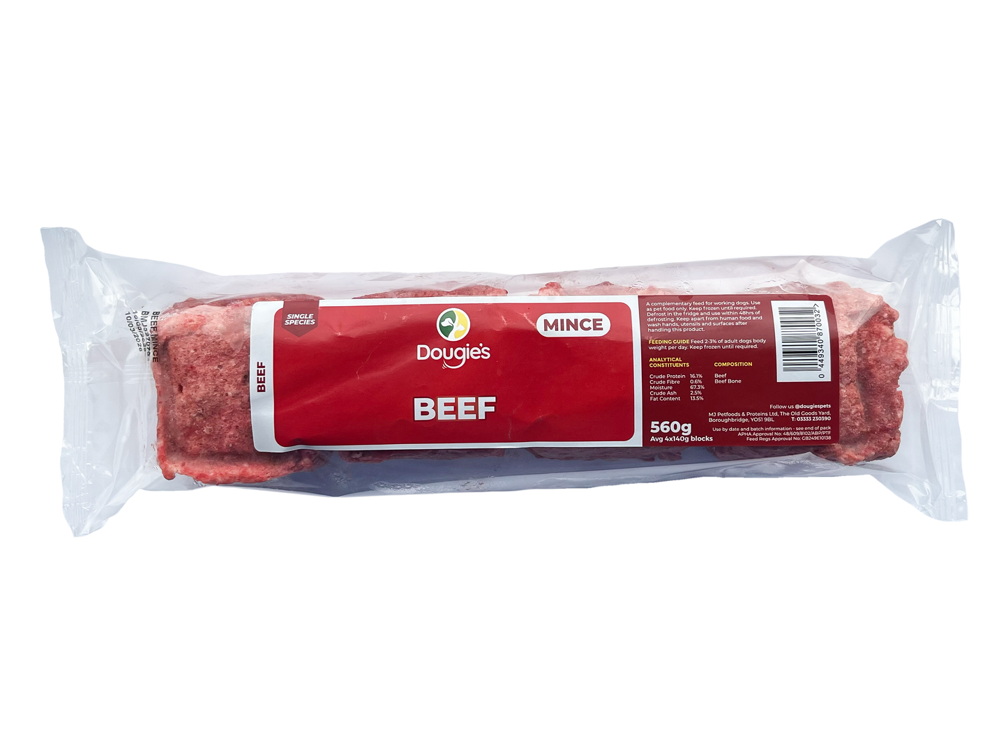 Dougie's | Beef Mince 90:10 (4x140g)