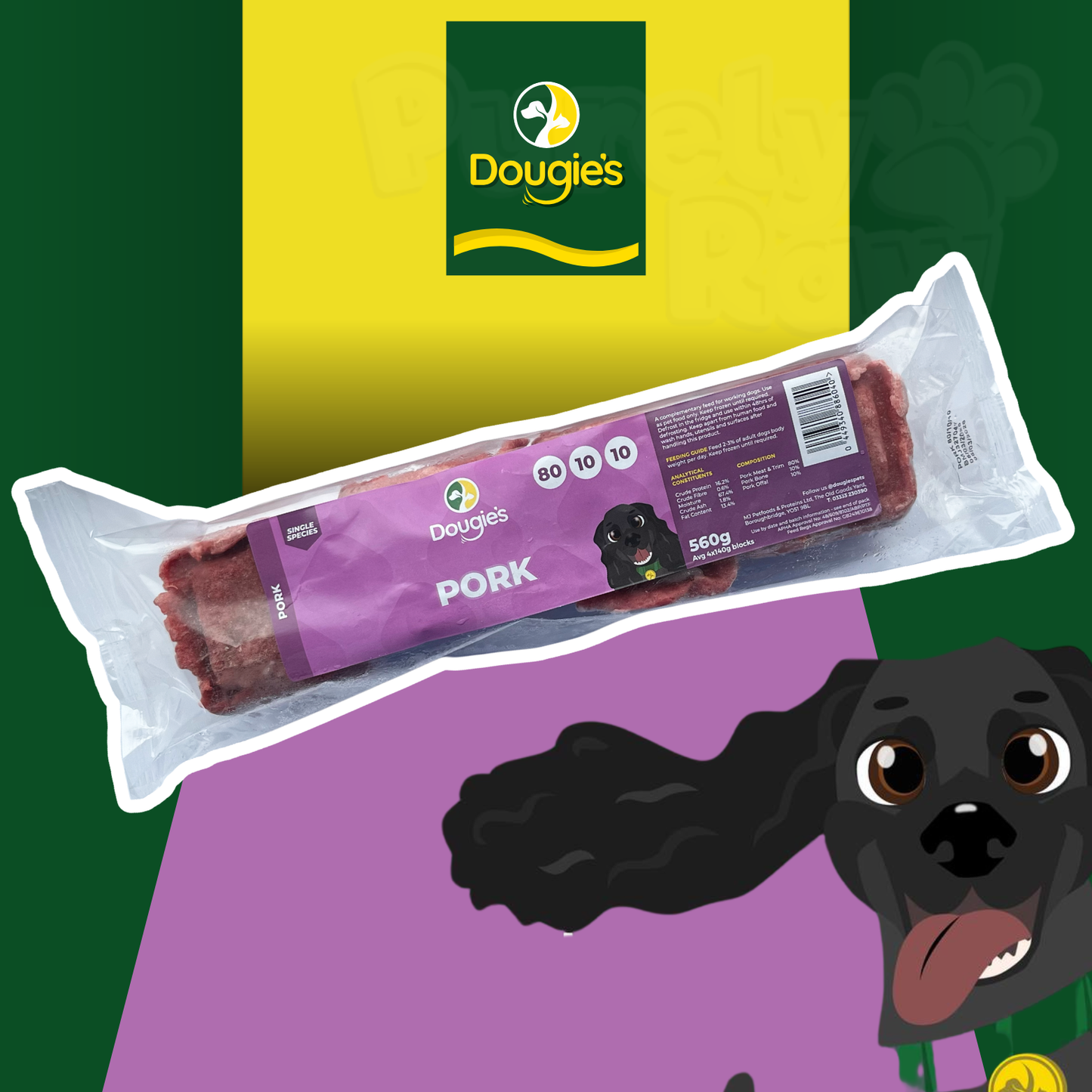 Dougie's | Pork Mince 80:10:10 560g