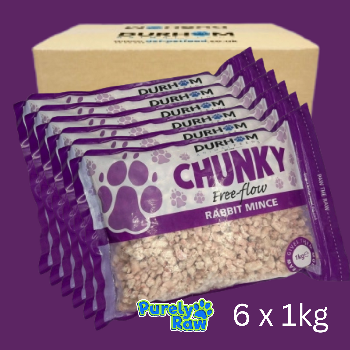 Durham | Chunky Free Flow Rabbit | Box Deal 6 x 1kg