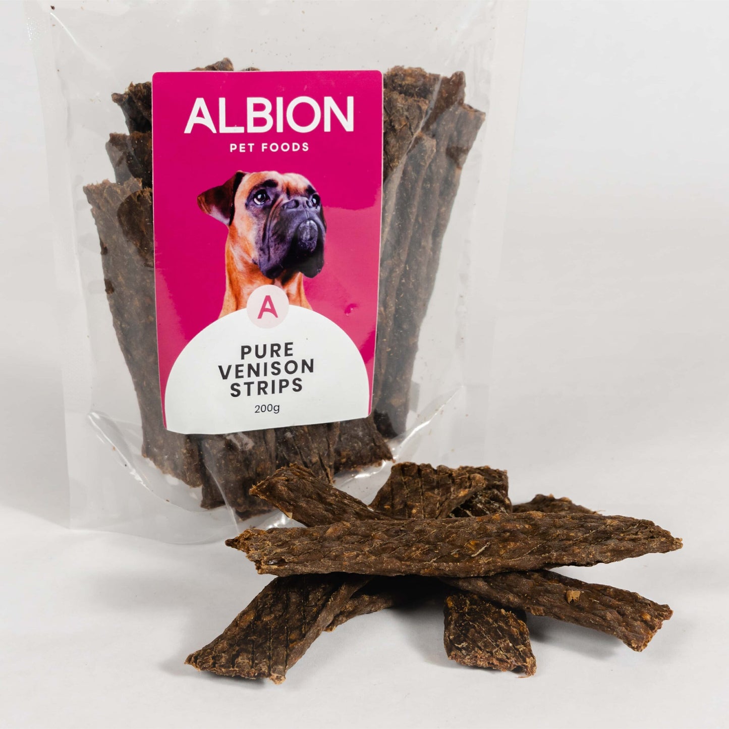 Albion | Pure Venison Strips 200g