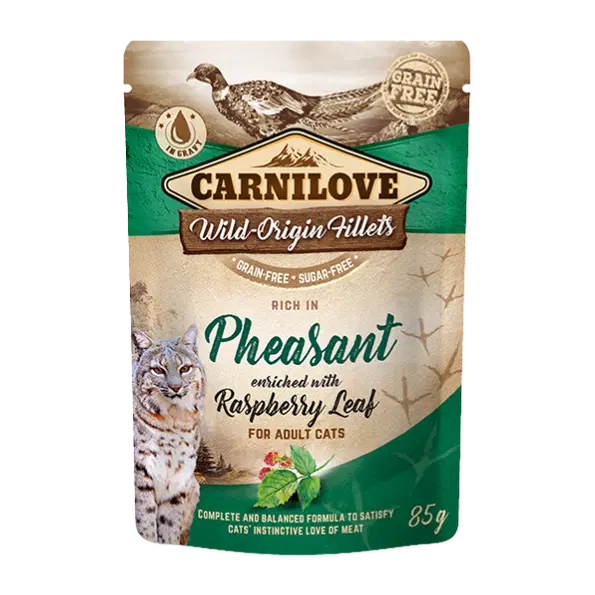 Carnilove Cat | Wet Food Pouch Pheasant & Raspberry 85g