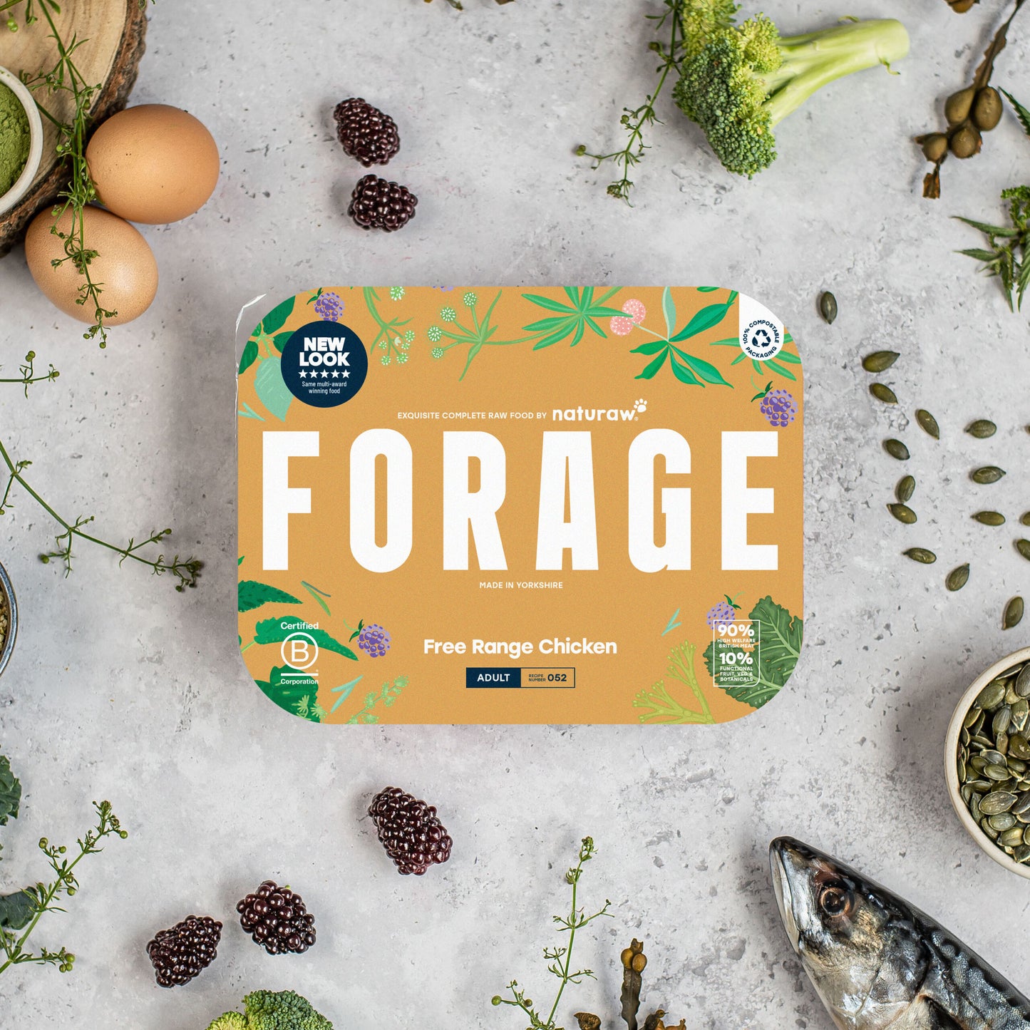 Naturaw | Forage Free Range Chicken 500g