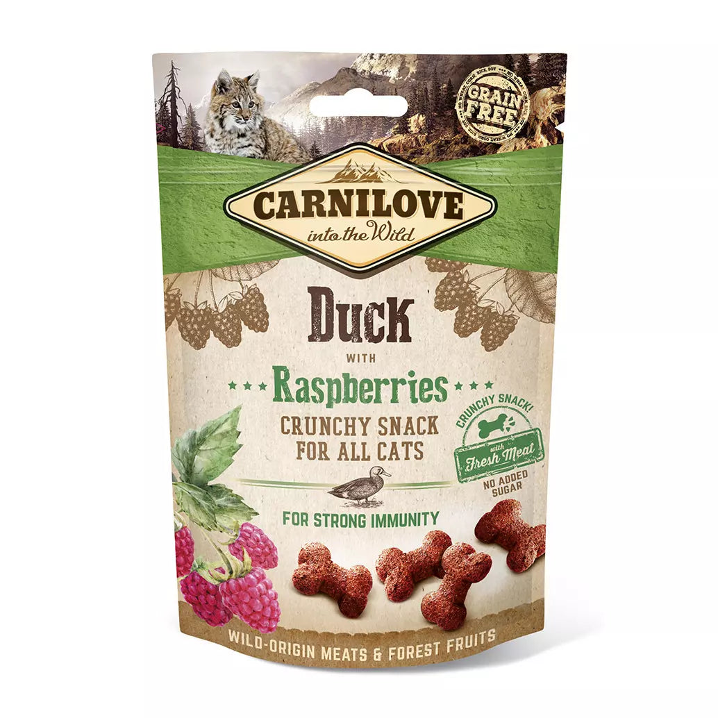 Carnilove Cat | Crunch Snacks Duck & Raspberries