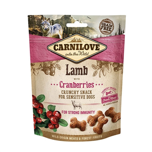 Carnilove Dog | Crunch Snack Lamb with Cranberries 200g