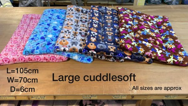 Cuddlesoft Fleece Beds Large 100cm x 70cm