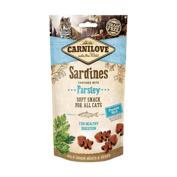 Carnilove Cat | Soft Snacks Sardine with Parsley