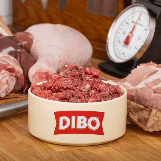 DIBO FINEST | 80:10:10 Mixed Meat with Turkey Raw Mince 1kg