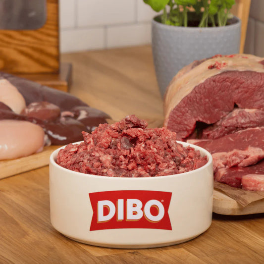 DIBO FINEST | 80:10:10 Ox Meat with Chicken Raw Mince 80:10:10 1kg