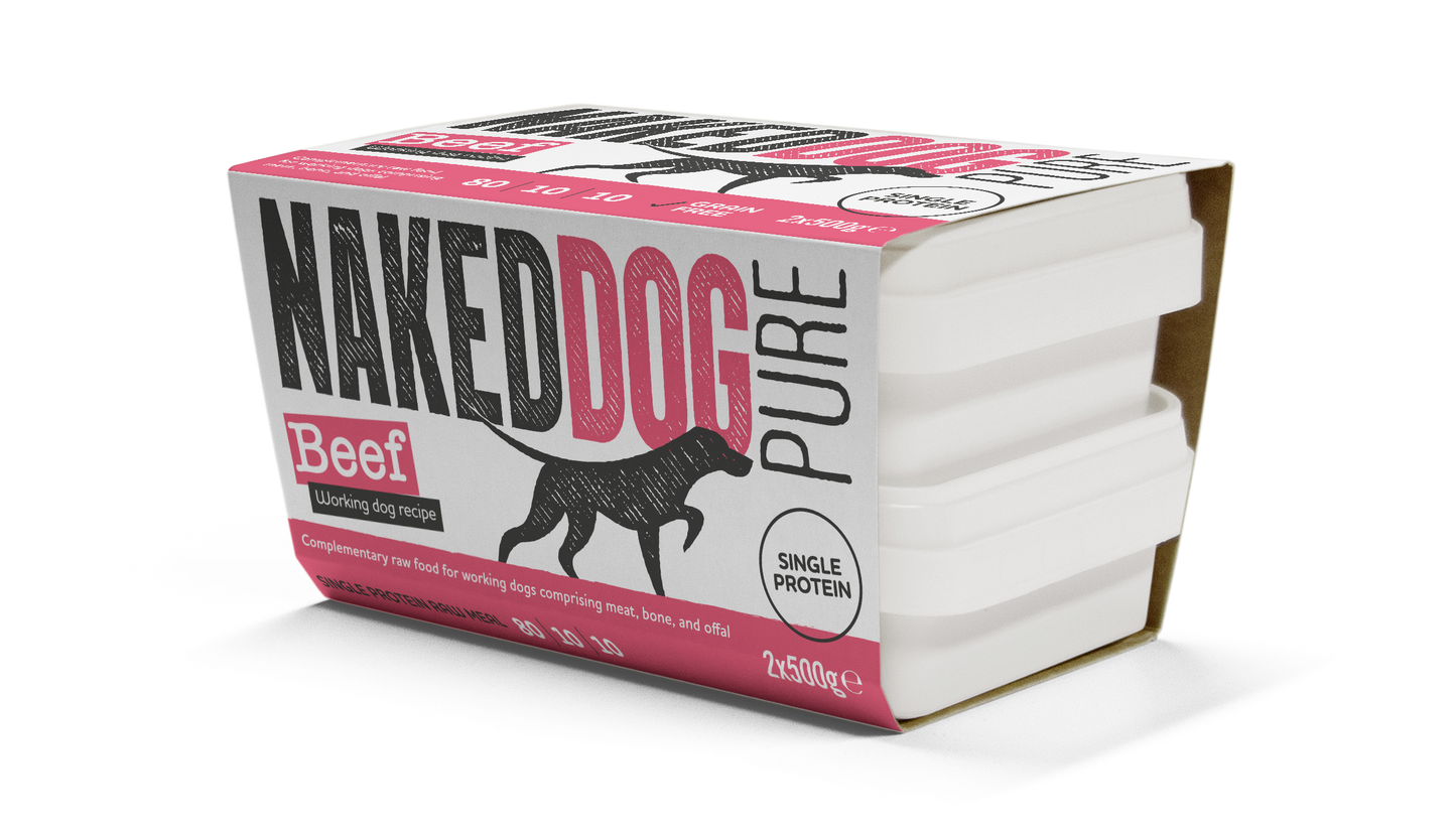 Naked Dog | PURE 80:10:10 Beef 2x500g