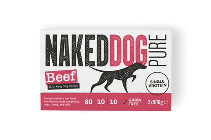 Naked Dog | PURE 80:10:10 Beef 2x500g