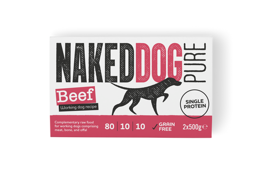 Naked Dog | PURE 80:10:10 Beef 2x500g