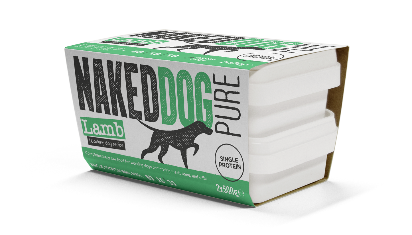 Naked Dog | PURE 80:10:10 Lamb 2x500g