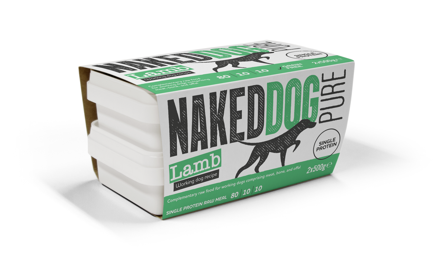 Naked Dog | PURE 80:10:10 Lamb 2x500g