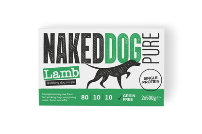 Naked Dog | PURE 80:10:10 Lamb 2x500g
