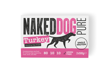 Naked Dog | PURE 80:10:10 Turkey 2x500g