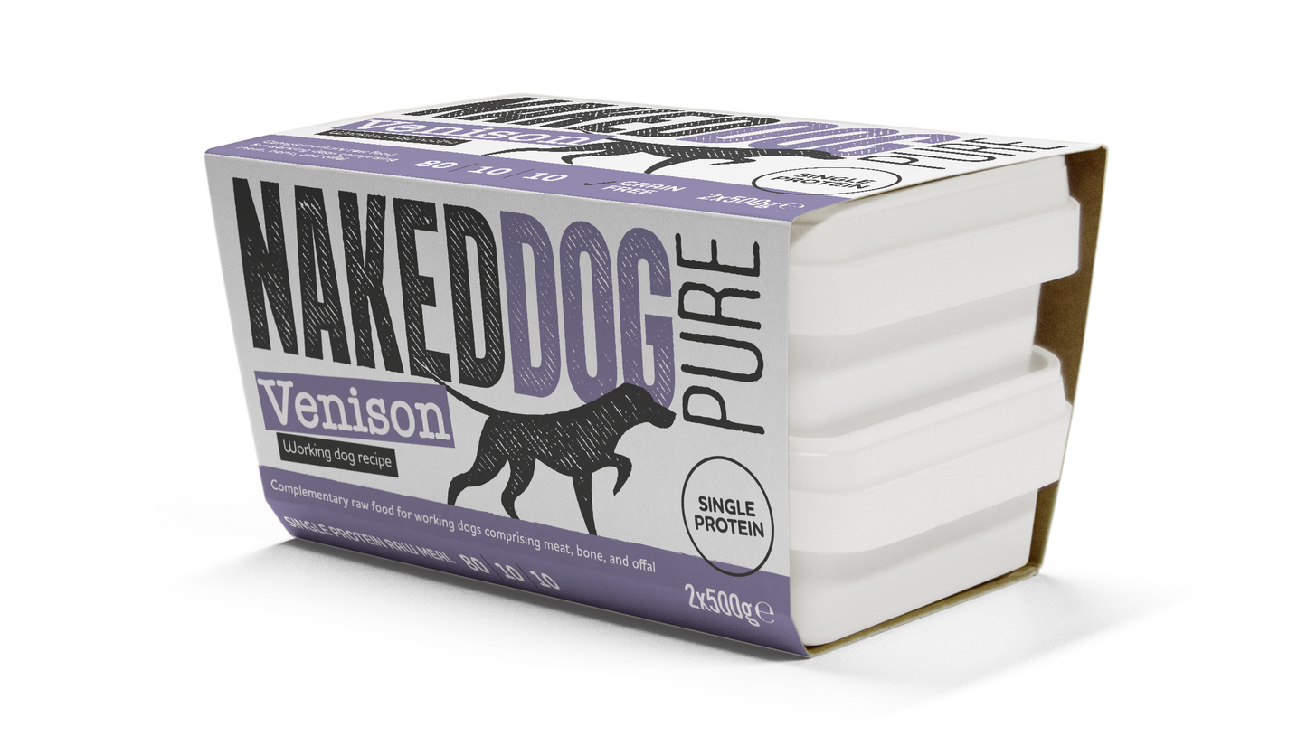 Naked Dog | PURE 80:10:10 Venison 2x500g