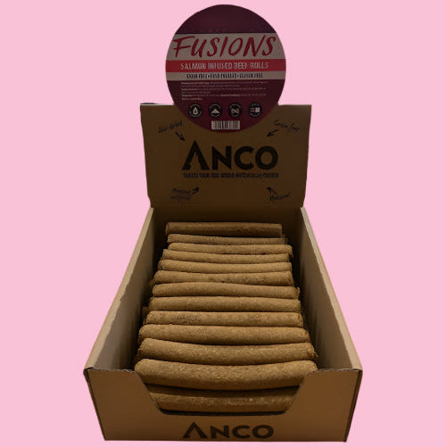 Anco Fusions | Salmon Infused Beef Rolls
