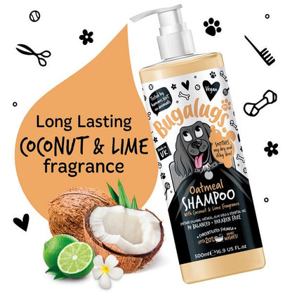 Bugalugs Oatmeal & Aloe Vera Shampoo 500ml