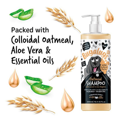 Bugalugs Oatmeal & Aloe Vera Shampoo 500ml