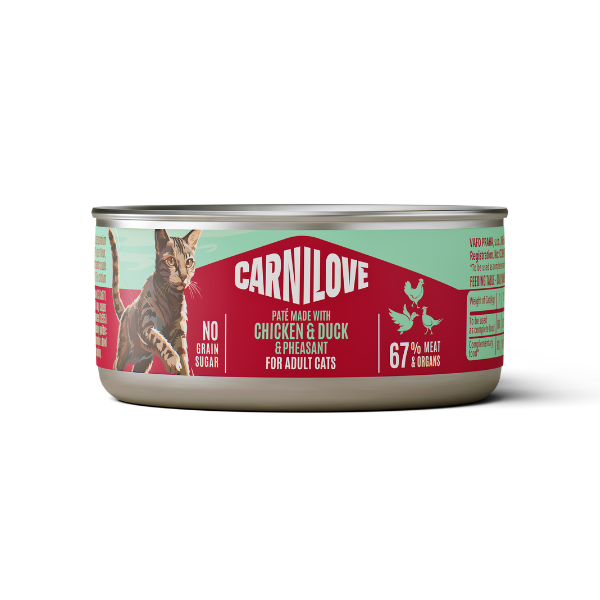 Carnilove | Chicken, Duck & Pheasant Pate for Cats 100g
