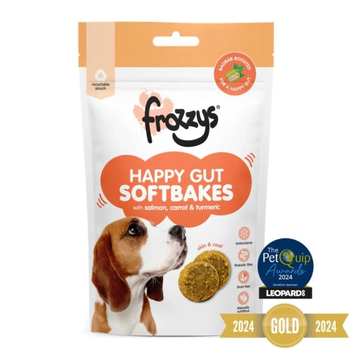 FROZZYS - Happy Gut Softbakes (Salmon,Carrot,Turmeric) - 80g