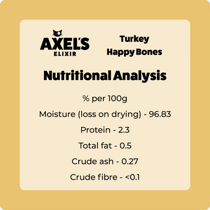 Axel's Elixir | Turkey Happy Bones For Cats
