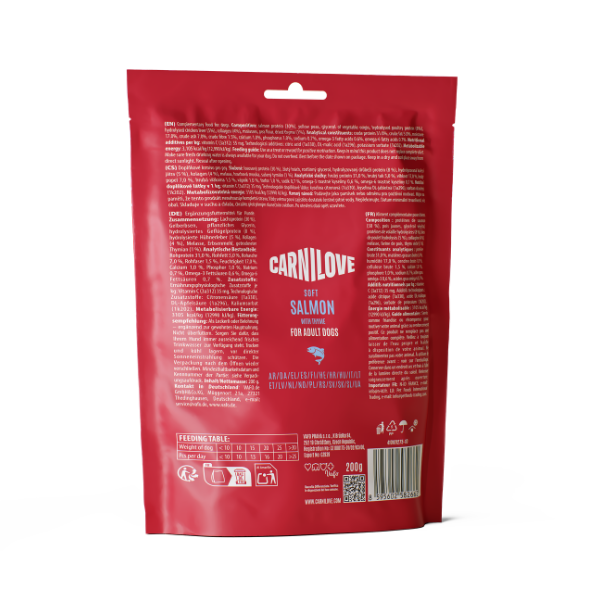 Carnilove | Salmon with Thyme soft treats for dogs