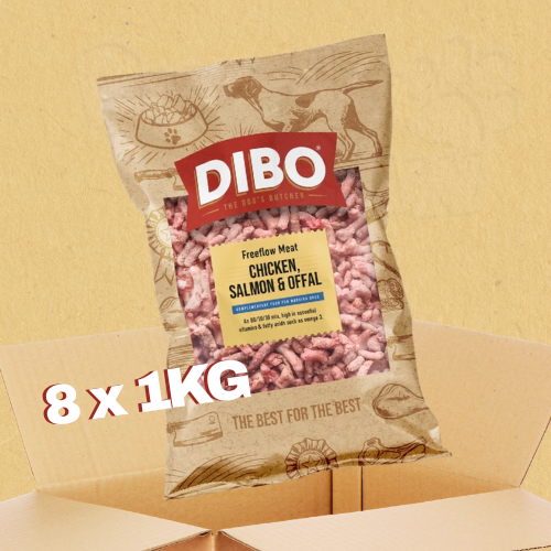 DIBO | Box Deal Chicken, Salmon & Offal 8 x 1kg