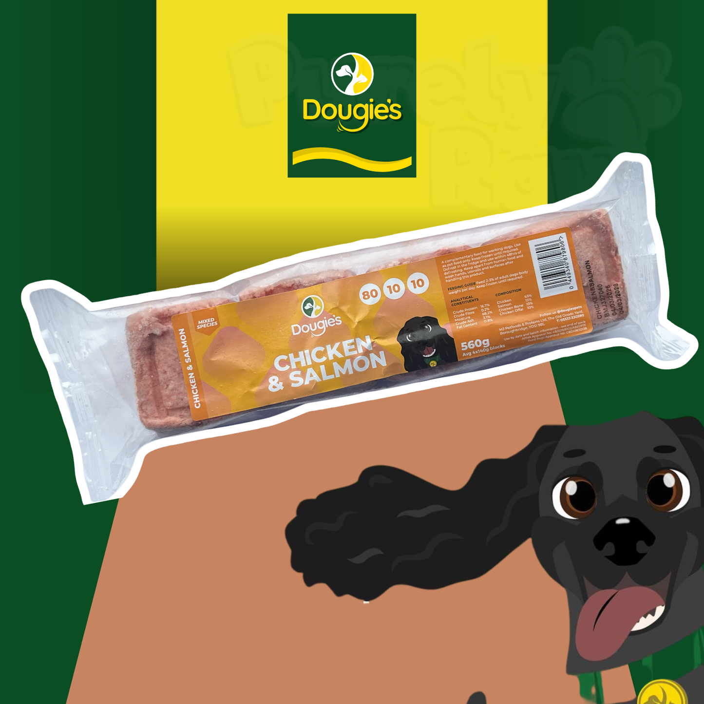 Dougie's | Chicken & Salmon Mince 80:10:10 560g