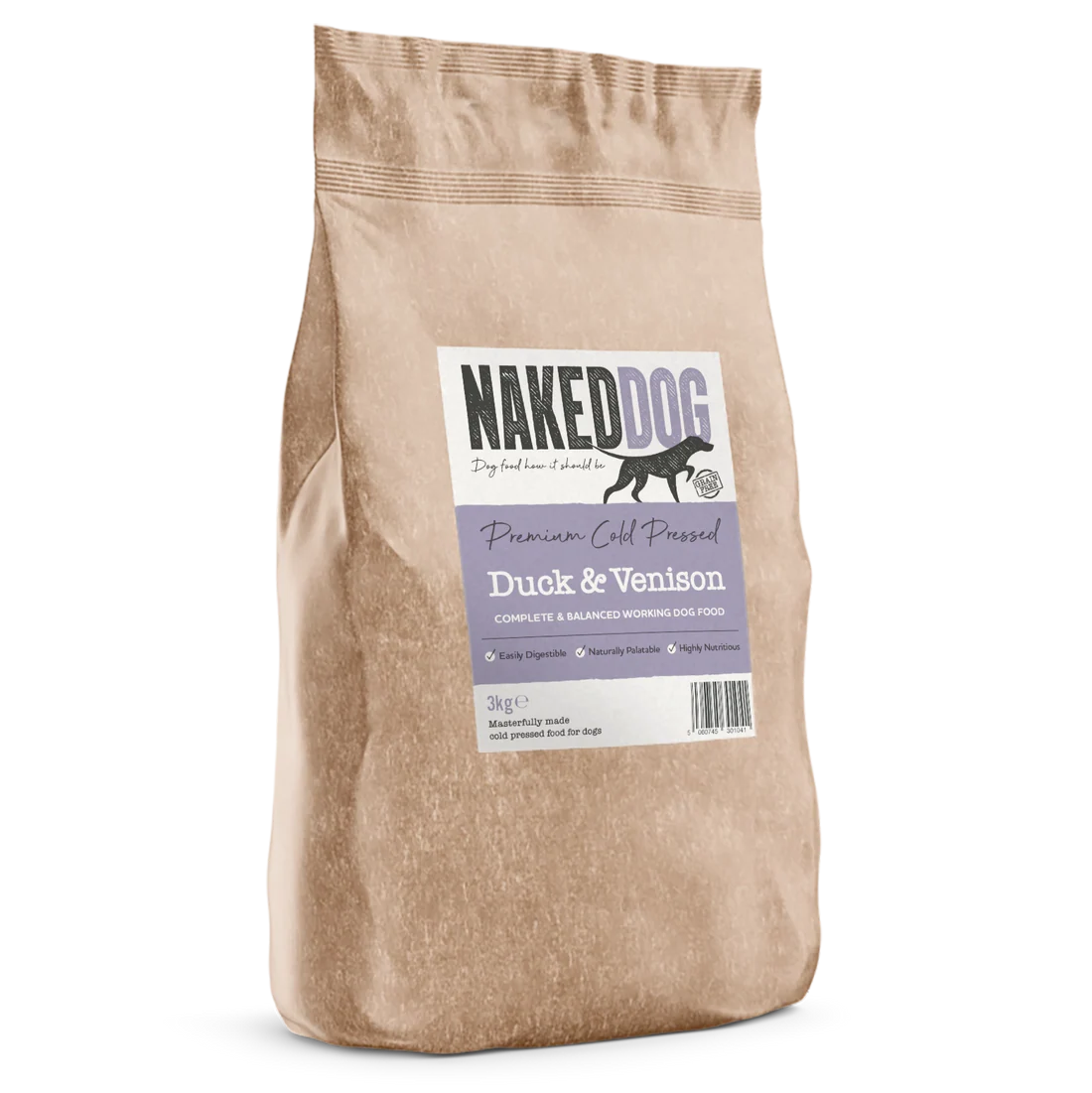 NAKEDDOG | Premium Cold Pressed Venison & Duck