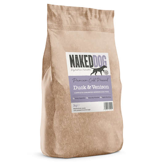 Naked Dog Premium Cold Pressed Venison & Duck 10kg