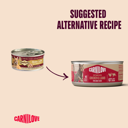 Carnilove | Chicken & Lamb Pate for Cats 100g