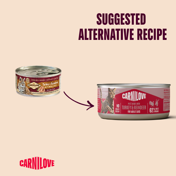 Carnilove | Turkey & Reindeer Pate for Cats 100g