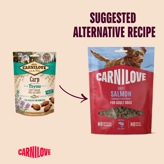 Carnilove | Salmon with Thyme soft treats for dogs