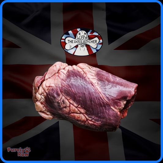 The Dogs Butcher | Ox Heart Chunks 1kg