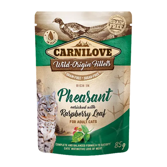 Carnilove Cat | Wet Food Pouch Pheasant & Raspberry 85g
