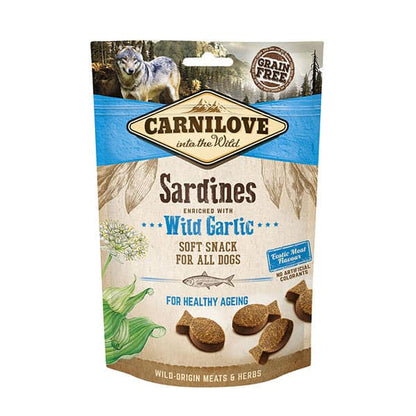 Carnilove Dog | Semi Moist Treats Sardines with Wild Garlic 200g