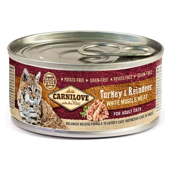 Carnilove Cat | Wet Can Turkey & Reindeer 100g