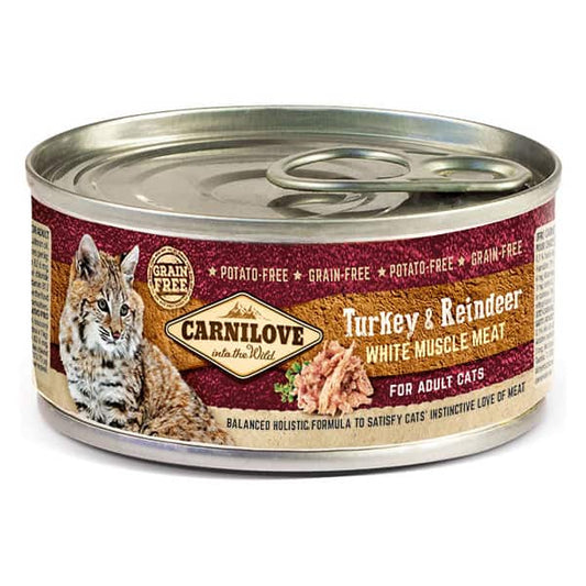 Carnilove Cat | Wet Can Turkey & Reindeer 100g