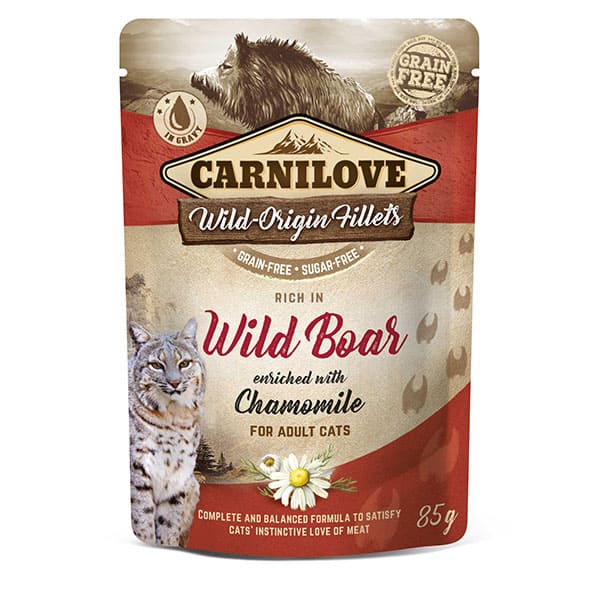 Carnilove Cat | Wet Food Pouch Wild Boar & Chamomile 85g