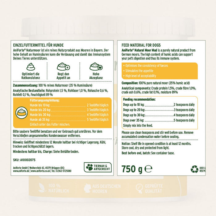 Aniforte | Natural Moor Mud - Supports Digestion and Immune System