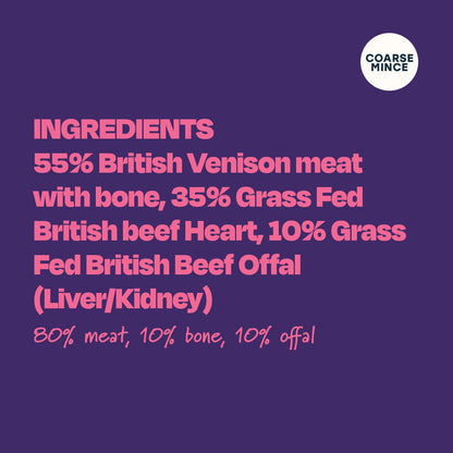 Naturaw | Grass Fed Beef & Venison 500g
