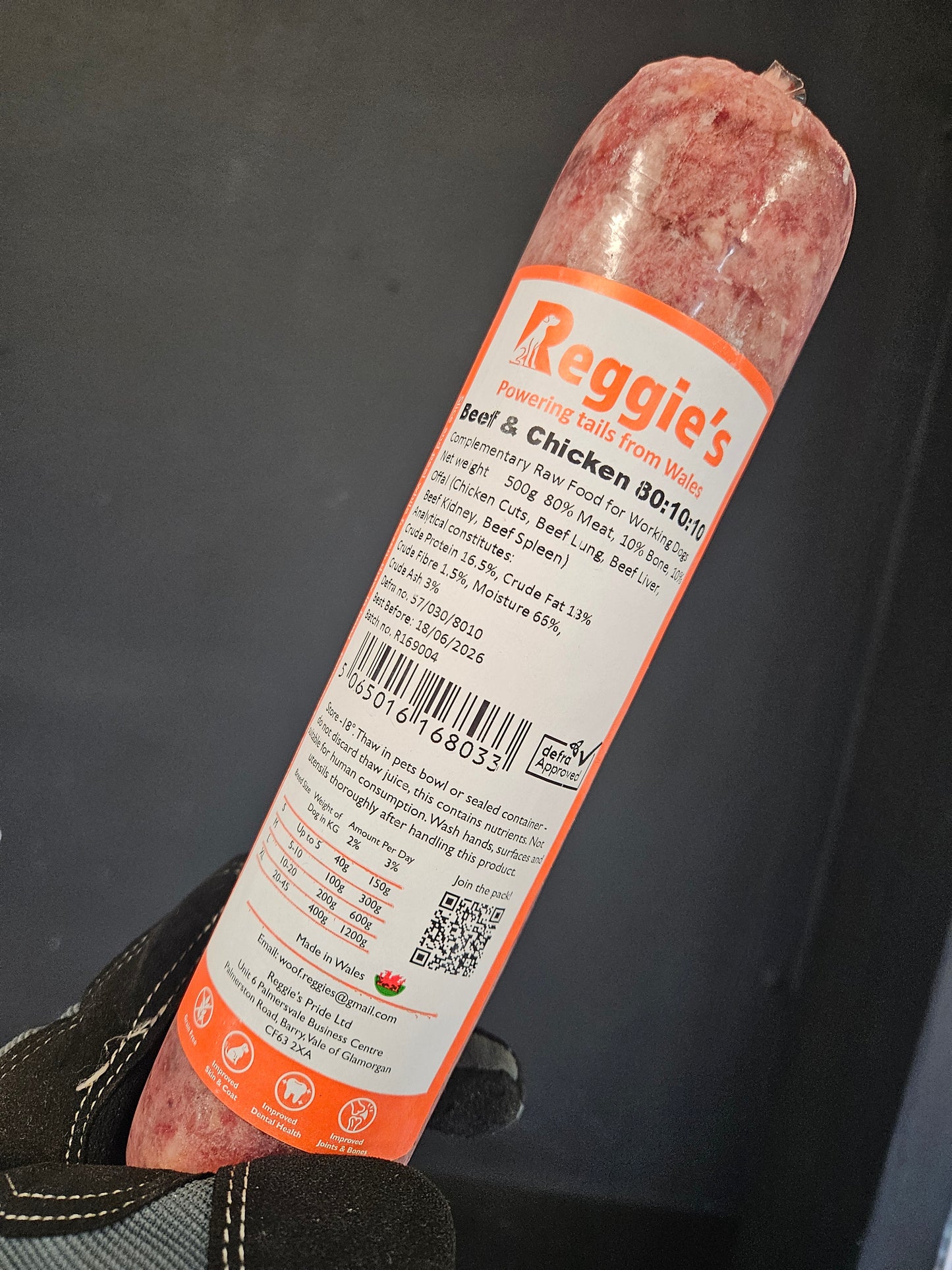 Reggie's | Beef & Chicken 80:10:10 500g